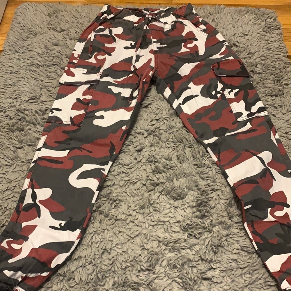 Camo jogger pants